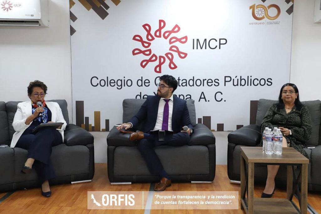 ORFIS_VER's tweet photo. La Auditora General del #ORFIS, Mtra. @DeliaGlezCobos impartió la ponencia “Retos del Sistema Estatal Anticorrupción de Veracruz” en el Seminario de Contabilidad y Auditoría Gubernamental, dirigida a miembros del Consejo Directivo del Colegio de la Contaduría Pública de Xalapa. https://t.co/SZCr6WUdoI