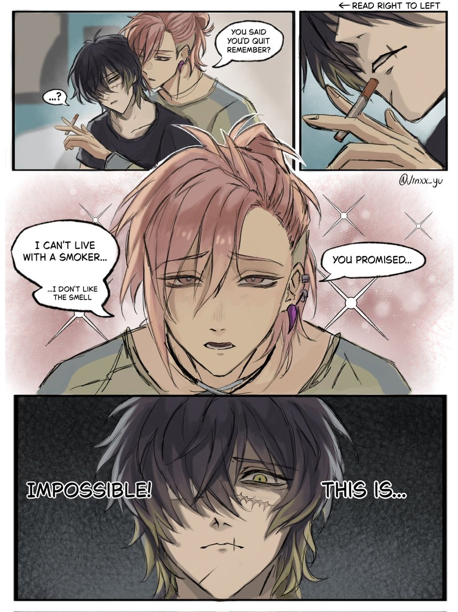 jinxx_yu's tweet photo. Part 1/2 of the Towa Rei comic #slowdamage #スロダメ https://t.co/CVE4frd8Me