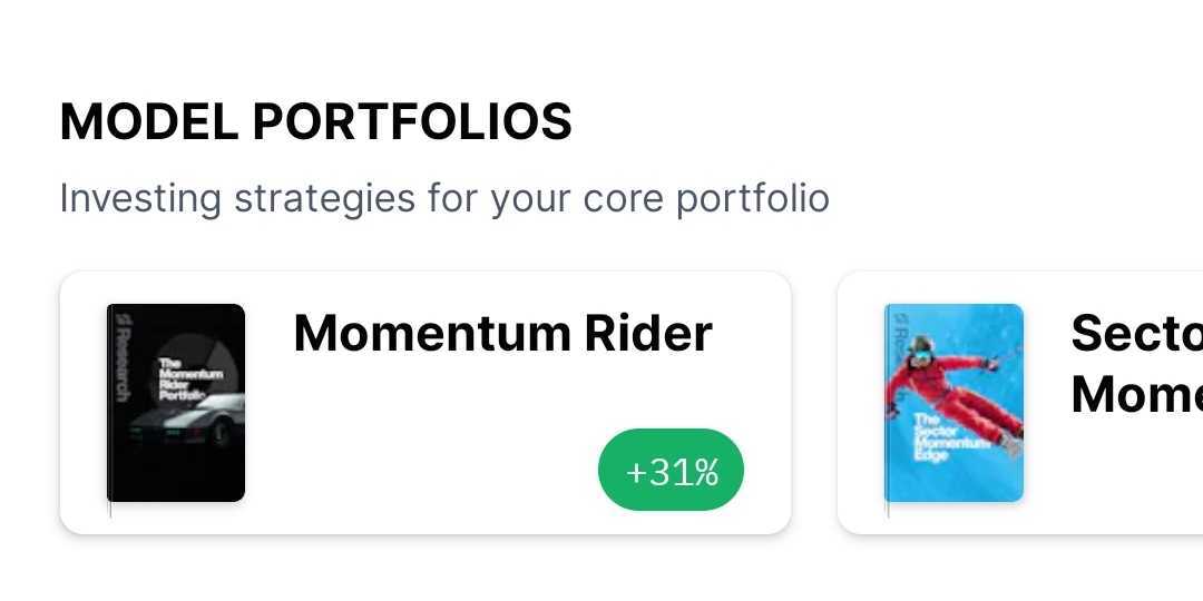 matt_dalts's tweet photo. I personally put a good chunk of my ISA in our Momentum Rider model portfolio. The selections are assessed monthly, and likely change a few times a year, so it’s generally 2-10mins per month to manage... https://t.co/QhkIAel9Io