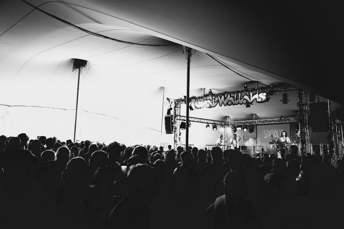Spangledband's tweet photo. Kendal Calling 🦌 x

What a festival, what people. A dream to finally play here - Hopefully back next year if you lot keep shouting about us 😘. @KendalCalling 

@JohnsysShots 📸 https://t.co/yRq42Xt6mv