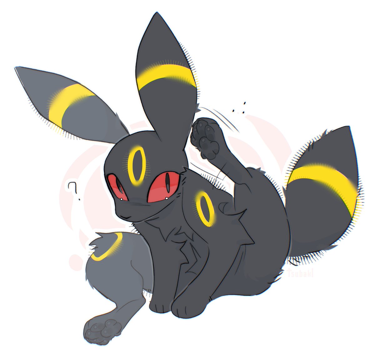 Tsubaki_Yato's tweet photo. Scratch Umbreon behind the ear! https://t.co/8mcIPhpNNQ