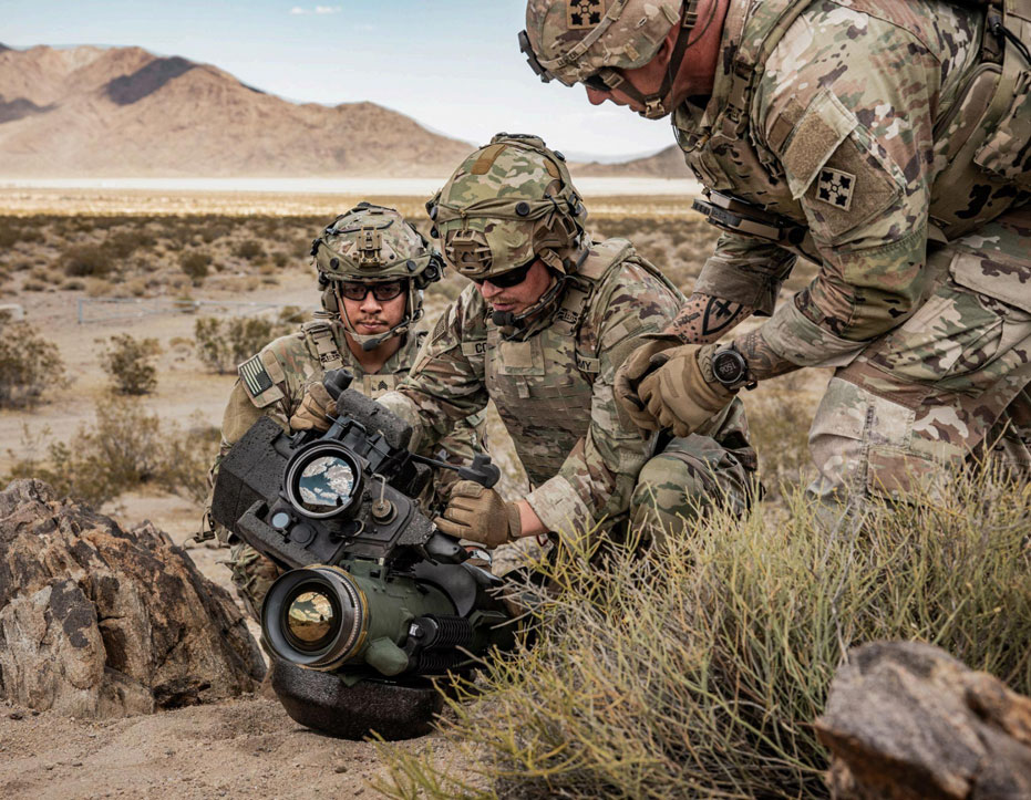 4thInfDiv's tweet photo. 4ID Soldiers demonstrated anti-armor dominance and deployed eyes in the sky during a recent exercise at Fort Irwin, CA. Troops validated the FGM-148 Javelin and sUAS platforms.

📸: U.S. Army photo by Spc. Jonathan Reyes

#Army #NTC #Javelin #sUAS #FortIrwin @USARPAC @I_Corps https://t.co/WZwui2kyYI