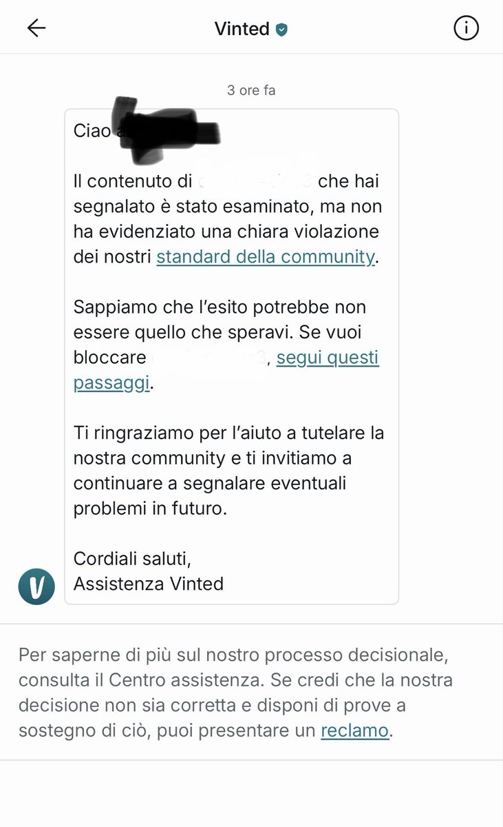 Martinanto84249's tweet photo. @A_N_T_O_22 Io ho segnalato ma guarda che mi risponde Vinted https://t.co/QKAWwiGktU