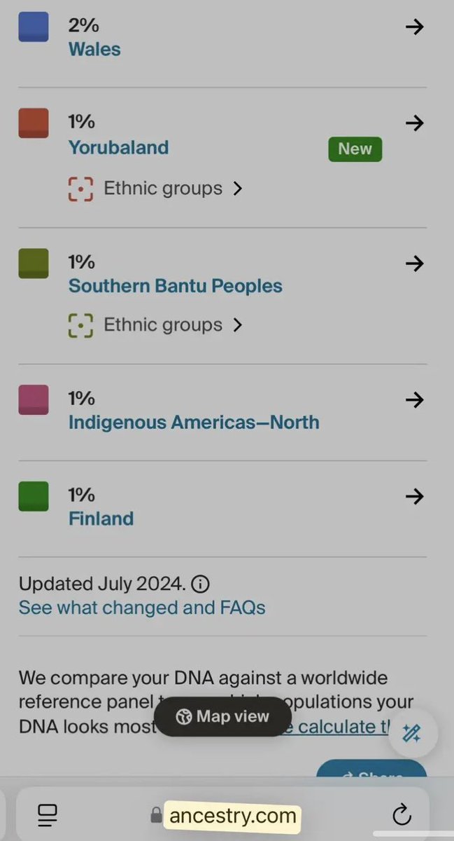 heritageBlac's tweet photo. Black American ancestry report:

65% African
34% European
1% Indigenous American

The idea that only light-skinned Black Americans are mixed can die now. https://t.co/Hydaxe7Fwl
