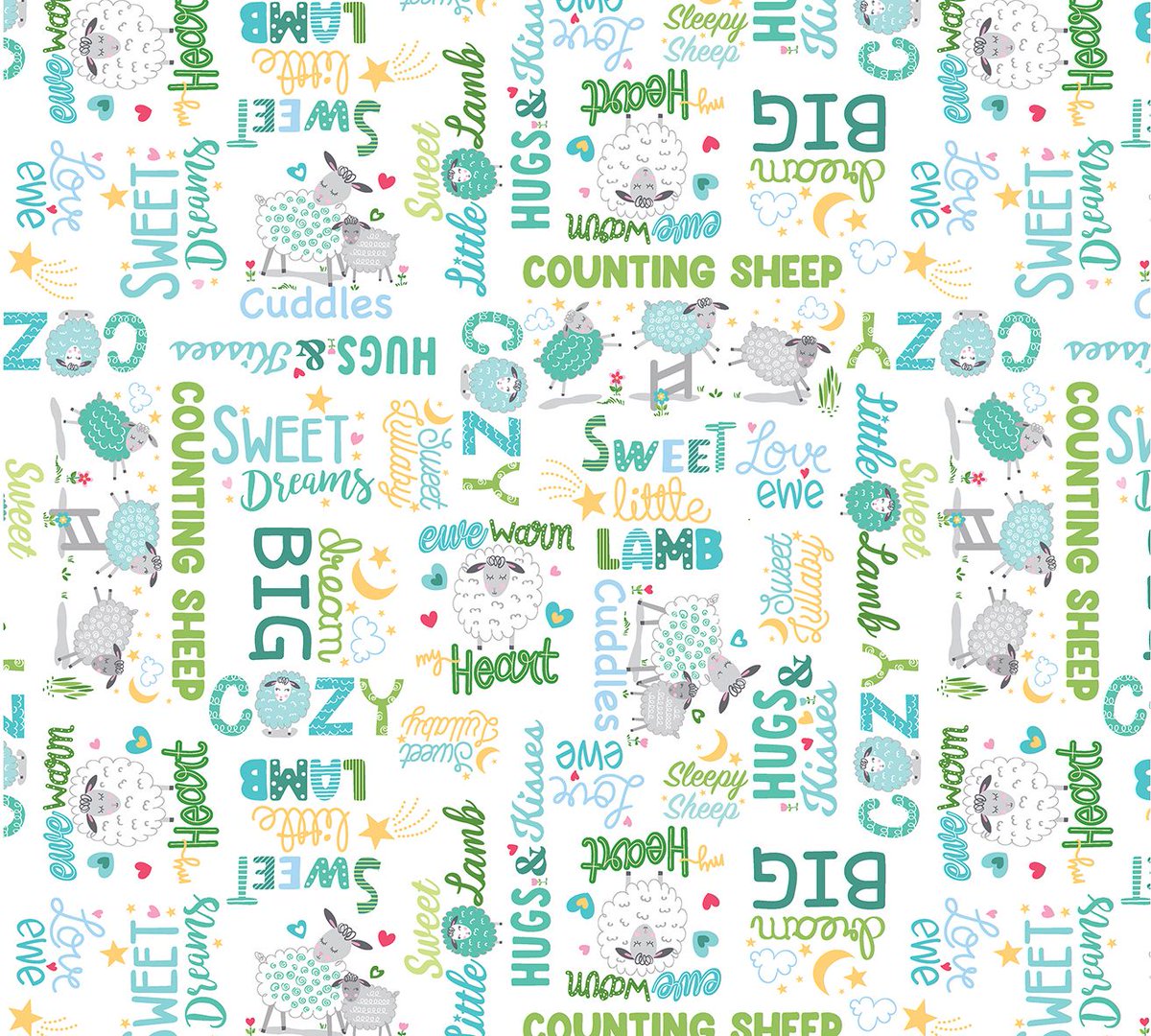 howarths63's tweet photo. #Delightful #lambs frolic among stars and swirls in soothing green, blue, and gray. The #panel is ideal for a #quilt, creating a perfect bedtime scene. #Gender-neutral nursery decor, baby quilts, diaper bags, or #babyshower gifts—it's simply sew sweet! https://t.co/FhUyntuW1j https://t.co/jIxPxfARWF