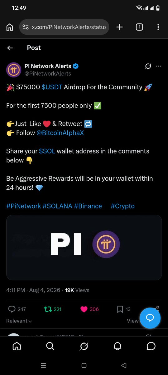 FastBreakArena's tweet photo. @PiNetworkAlerts @BitcoinAlphaX 2hKLERBSmQzZmhcv4qjrXuyxDkZMt2Dpmyf2LaccNT7R https://t.co/BEbsza490u