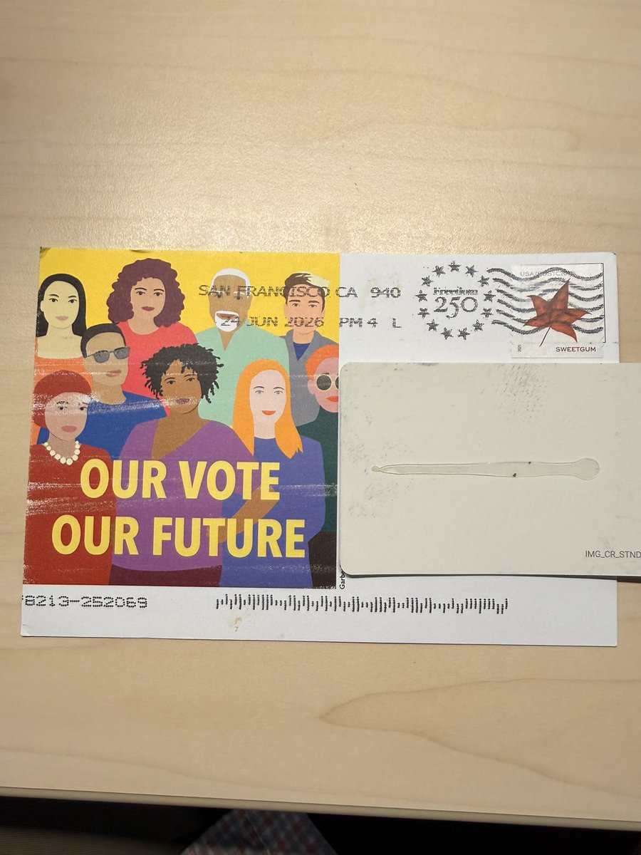 Joesandoval1222's tweet photo. @KenPaxtonTX Sir my wife got this in mail from San Francisco hmm but he’s running against you in Texas look into this please ….. https://t.co/bsPRyPCe54