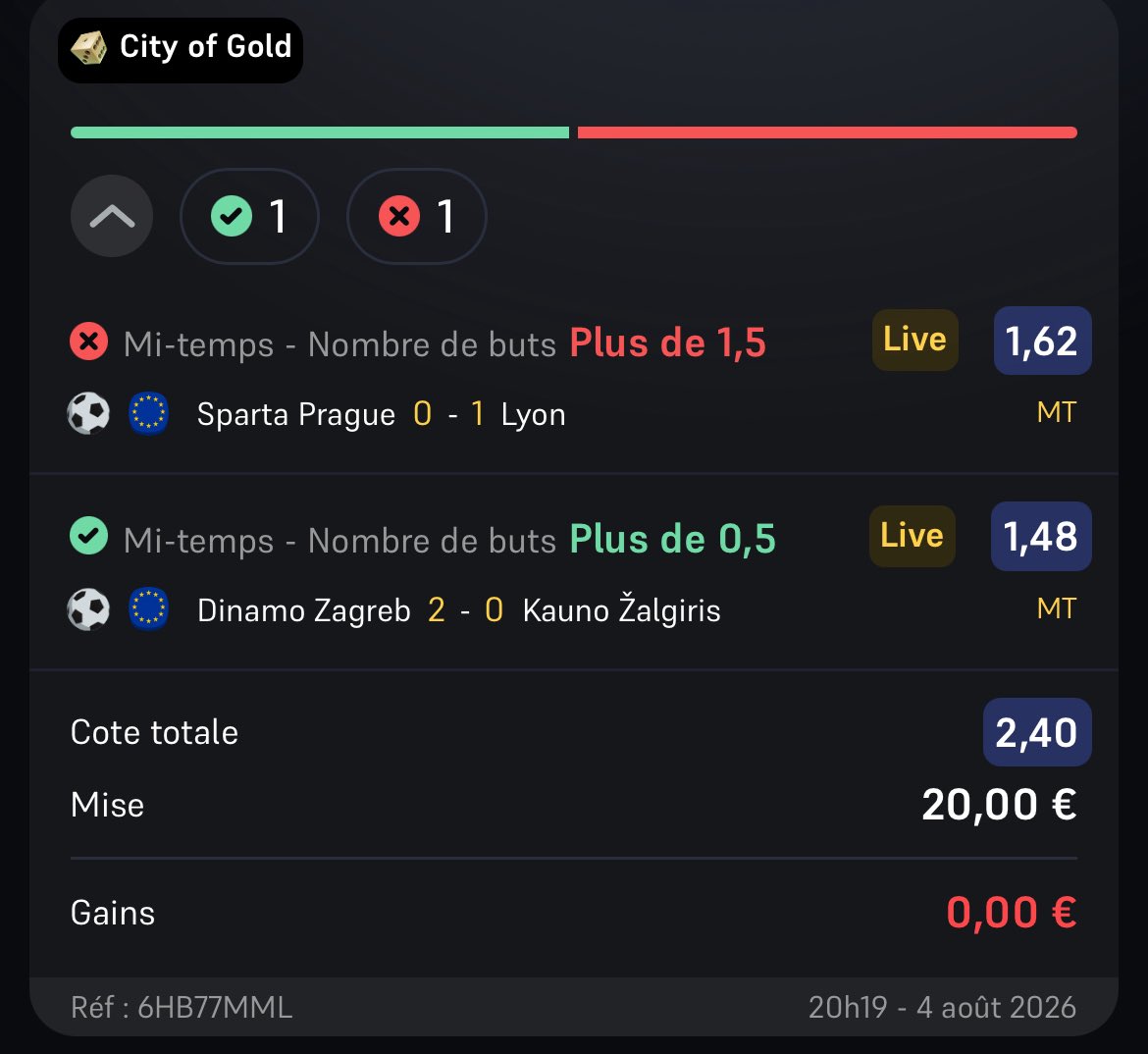 presko87's tweet photo. Le sparta gagnait 1-0, j’ai mis +1,5 à la suite 
Tout ça pour que le but soit annulé 
Vous attendez pas la validation avant de réouvrir vos paris?? @WinamaxSport https://t.co/wzRozMPMha