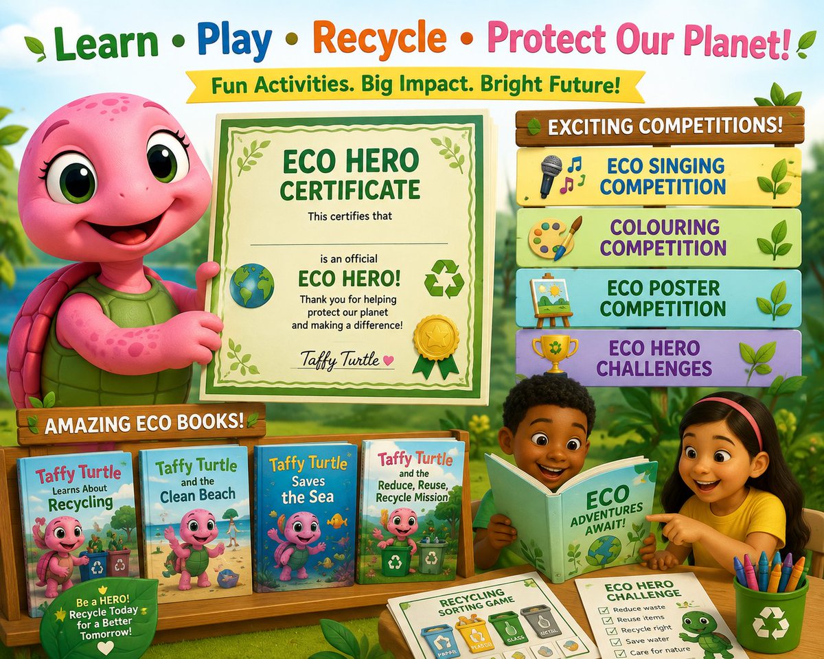 FunWritings's tweet photo. #ecocourse #futurefocused #Ecofriendlygames #ecomusic #sustainablefuture
Learning Together as a Family
The best learning happens together. Our course includes family challenges, parents and children to work as a team while protecting the environment
https://t.co/ugbCIErjnK
@we https://t.co/cFcL4PfghW