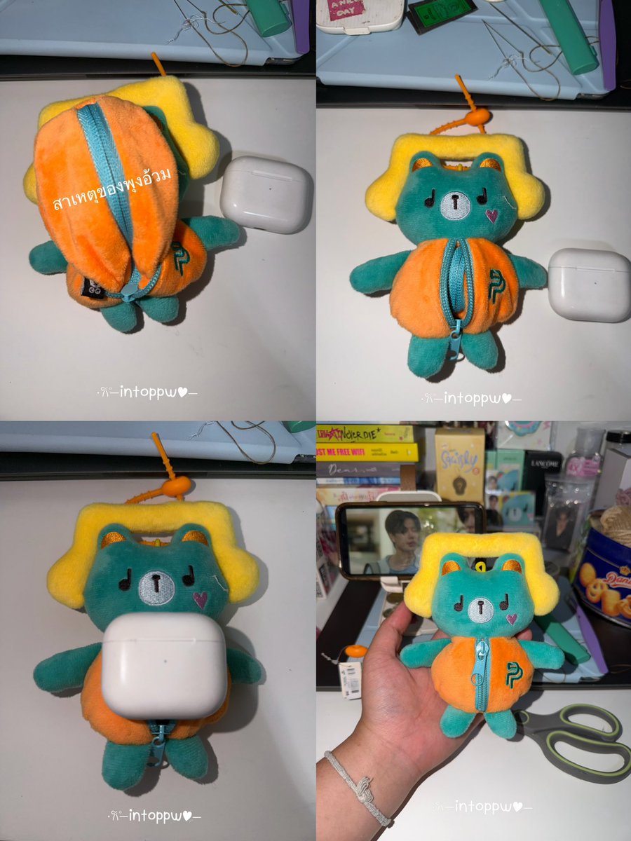 iindy_s's tweet photo. {How to} ผ่าตัดลดส่วนสูงให้หลาน🧵🪡✨

อุปกรณ์: 
- เข็ม, ด้าย, แหนบหัวแหลม, กรรไกรหรือมีด

วิธีการ:
1. เลาะเอาขาและหางออกมาก่อน ให้ดูตะเข็บด้ายที่เย็บขาหลานดีๆ แนะนำใช้แหนบปลายแหลม/กรรไกรเล็กๆ/ใบมีดคัทเตอร์ ค่อยๆ เลาะด้ายออกมา ทำอย่างใจเย็น เพราะอาจทำให้ตัดโดนเนื้อผ้า
2. เลาะขาและหางเสร็จ ให้ม้วนตัวผ้าที่เหลือย้อนกลับขึ้นไป ให้ได้ตามขนาดที่พอใจ — เสร็จขั้นตอนนี้ตัวหลานจะยังเป็นทรงกระบอก
3. เก็บมุมผ้าที่เหลือซ้ายและขวา เข้าไปอีกนิด เพื่อให้ได้มุม (เย็บเสร็จจะกลม)
4. ค่อยๆ เย็บตะเข็บซ้ายขวา เมื่อเย็บใกล้ถึงบริเวณซิบแล้วค่อยเอาส่วนขามาต่อ เสร็จแล้วเก็บงาน — ใช้วิธีการสอยแบบซ่อนด้าย (ฝีเข็มอาจถี่นิดหน่อย อย่าเว้นห่างเกินไป เพื่อความตึงของผ้าให้ได้รูปทรงที่ต้องการ)
5. เอาส่วนหางมาเย็บติดด้านหลัง — ใช้วิธีการสอยแบบทั่วไป

🖇️วิธีการสอยแบบซ่อนด้าย: https://t.co/pbPdUtTq4B

***สายคล้องทำพวงกุญแจ หาได้ตามร้านที่มีขายพวงกุญแจ diy***

สุดท้ายนี้ขอบคุณทุกคนที่เอ็นดูหลานตุวกลมคนนี้ ขอให้ทุกคนสนุกกับการตัดแต่งพันธุกรรมหลานนะคะ Enjoy ka!🫶🏼

#permpoon #pondphuwin #pppfamily