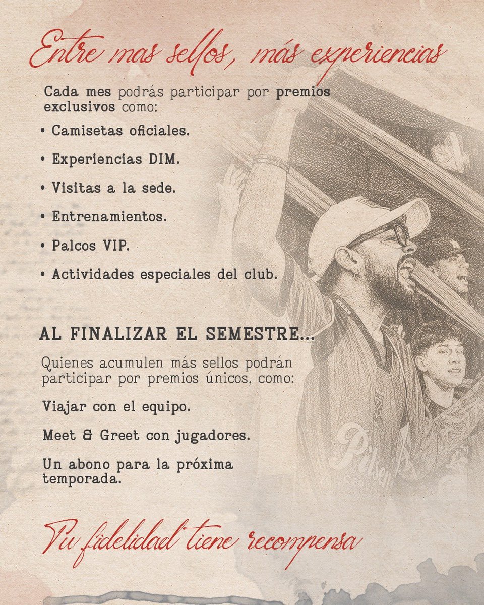 DIM_Oficial's tweet photo. [🤩🔴🔵] Aún podés abonarte por la app DIM Plus, obtener tu pasaporte, coleccionar sellos durante el semestre y participar mensualmente por premios y experiencias únicas.
👉 Hasta el 5 de agosto, los abonados del 2026-1 podrán comprar a precio especial con reserva de silla.
👉 El 6 y 7 de agosto será exclusivamente para cambio de ubicación a precio especial para abonados 2026-1.
👉 Del 8 al 10 de agosto sería a precio de nuevos para todos.
⚠️ Pronto se dará toda la información para la entrega de pasaportes.

Falta poco para volver a vernos y compartir con nuestro parche en el Atanasio. ❤️💙

TyC: https://t.co/aGVEWBtCjJ