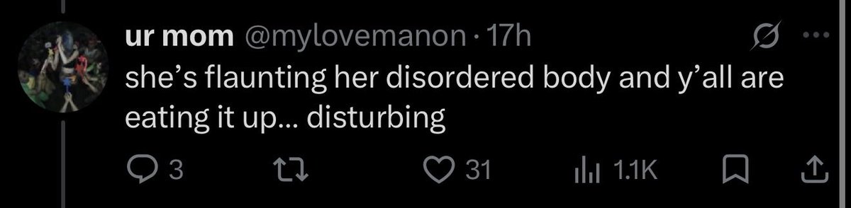 nevergetoverme1's tweet photo. @Meow451793 @mylovemanon @_Cargossss_ @arianatorswildt This is literally body shaming https://t.co/q7SMu79ZtL