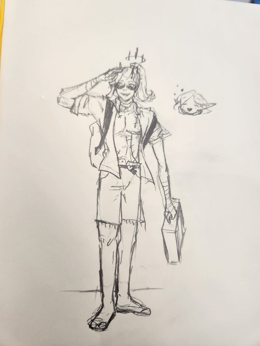 denkidoesstuff's tweet photo. travel beau in ponytail 💜💜💜
5min work doodle https://t.co/jC8oguGDug