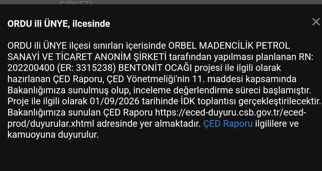 direnucpinar's tweet photo. Beklediğimiz gibi Ünye'de 20'den fazla mahalleyi etkileyecek olan ÇED raporu hazırlandı. Projenin büyüklüğü, etki alanı düşünüldüğünde bunun adı VATAN HAİNLİĞİdir.
01.09.2026 tarihinde Ankara'da İDK toplantısı yapılacak. Tüm haklarımızı sonuna kadar kullanıp söke söke alacağız! https://t.co/02a389ajzN