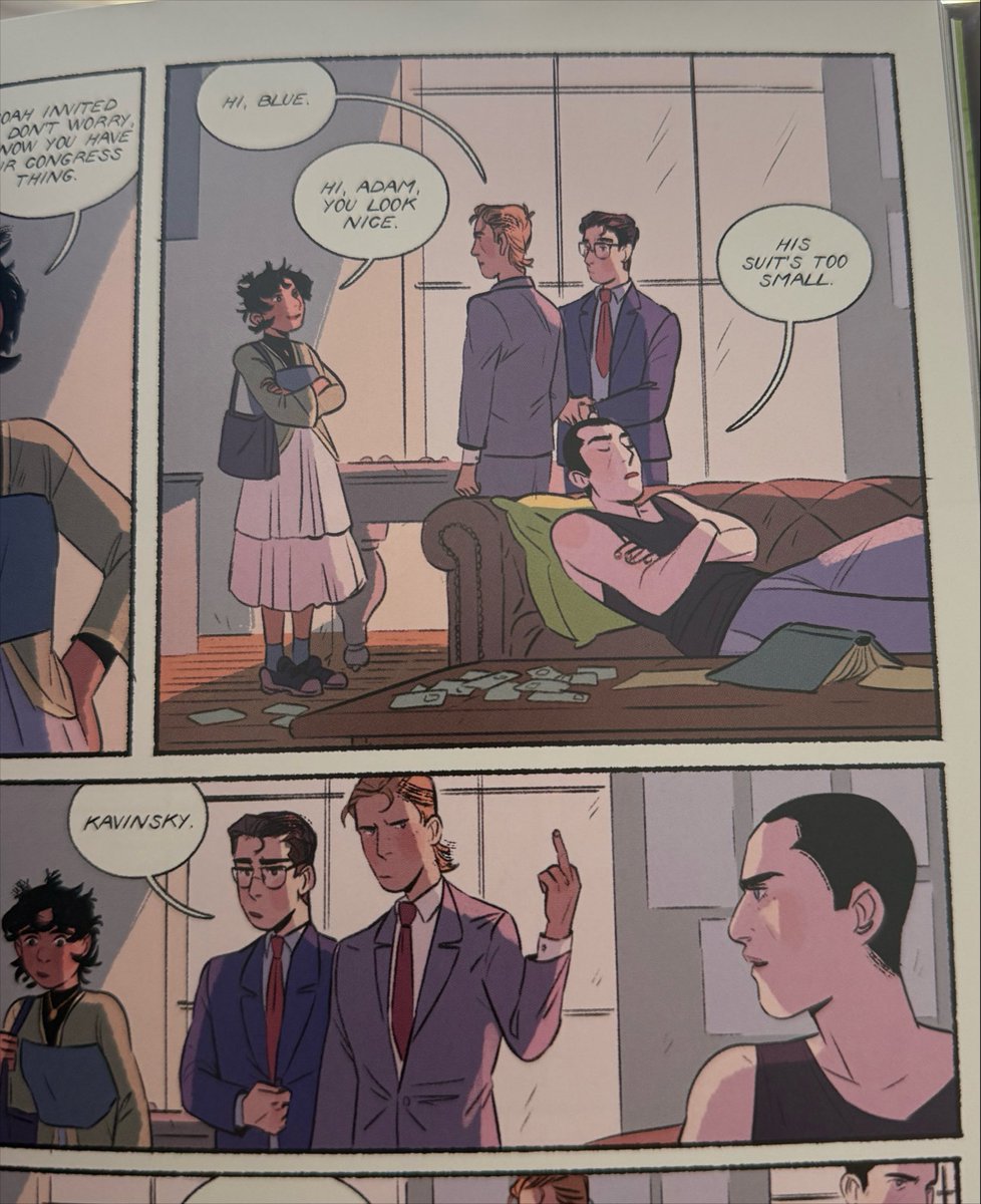 pynchh's tweet photo. // the dream thieves graphic novel content 

oh my pynch…. 😭😭😭 https://t.co/WHJ7TcYJvp