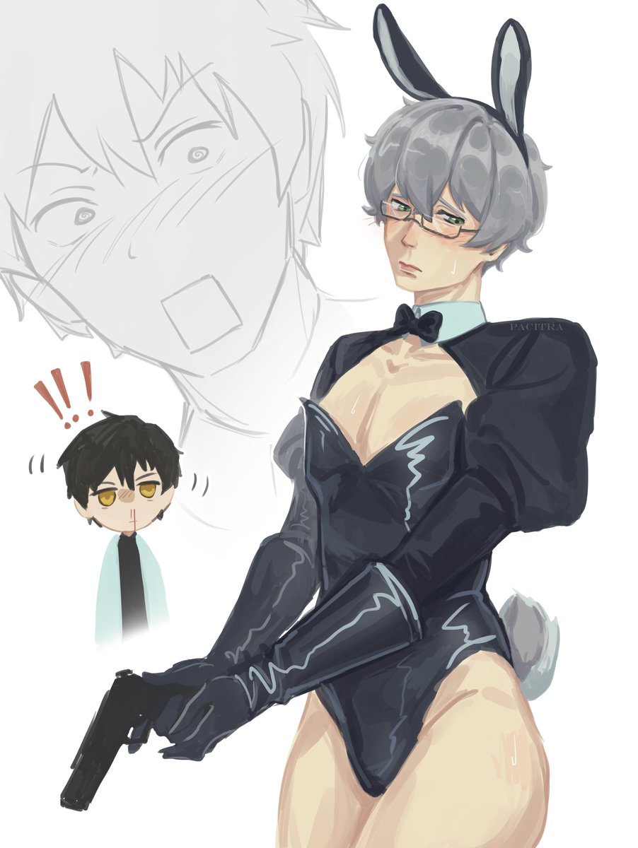 pacitra_'s tweet photo. it's late for bunny day, but better than never
#lobotomycorporation https://t.co/XNxHXEOy1r