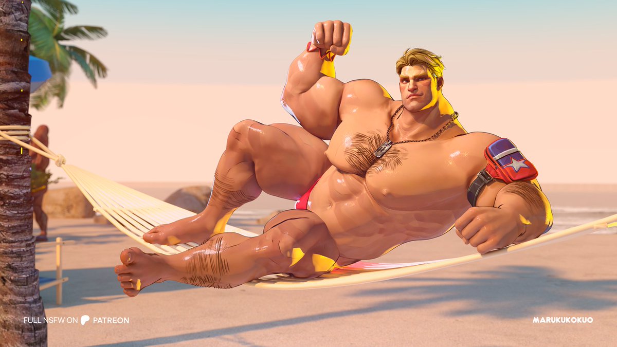 marukukokuo's tweet photo. Captain America 👀
New beach wallpaper 🔥

HQ &amp; uncensored on my Patreon 👇
https://t.co/d9MIyd65TQ

#CaptainAmerica | #MarvelRivals | #3DAnimation | #3DModeling | #3DArt | #NSFW | #Bara | #Gay https://t.co/V1tNS2t7MX