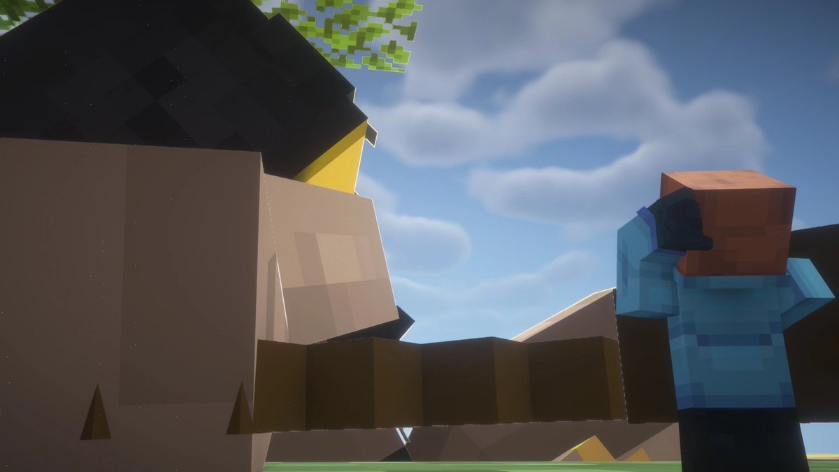 d11bat152897's tweet photo. Giantess Minecraft sky block.

I had no ideas what could be done, so this happened. https://t.co/O4eHmaYETE