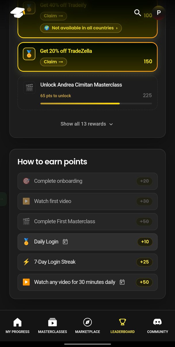 PRINCE_MMXM's tweet photo. Hi guys 
If you want free 25 k tradeify  select account than follow my process and you will get one 
You just need go " chart academy " @ChartAcademyx web  do login  and  complete some daily task after that u get points  u need to collect 1750 points to claim it @Tradeify https://t.co/WMeNjeKsAs