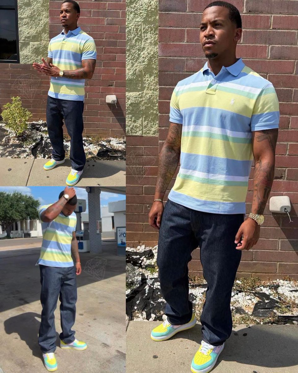 RoyIsThaTruth's tweet photo. So a man is going viral because of his Polo + 501 Levis fit he put together. Alot of women are saying they miss when men dressed like this &amp; some are saying he’s dressed corny. So I wanna know how yall feel bout his fit https://t.co/aBYRZB4M75