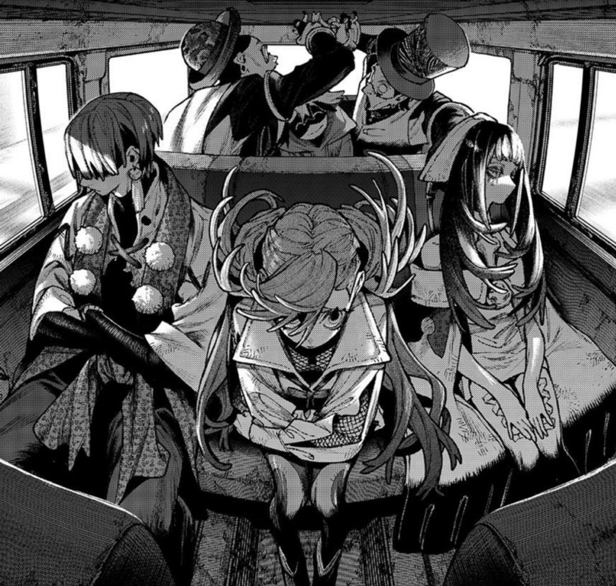 MoeSakuraHaruno's tweet photo. Middle row of angst and suicidal tendencies #gachiakuta173 https://t.co/lcmZodxTnV