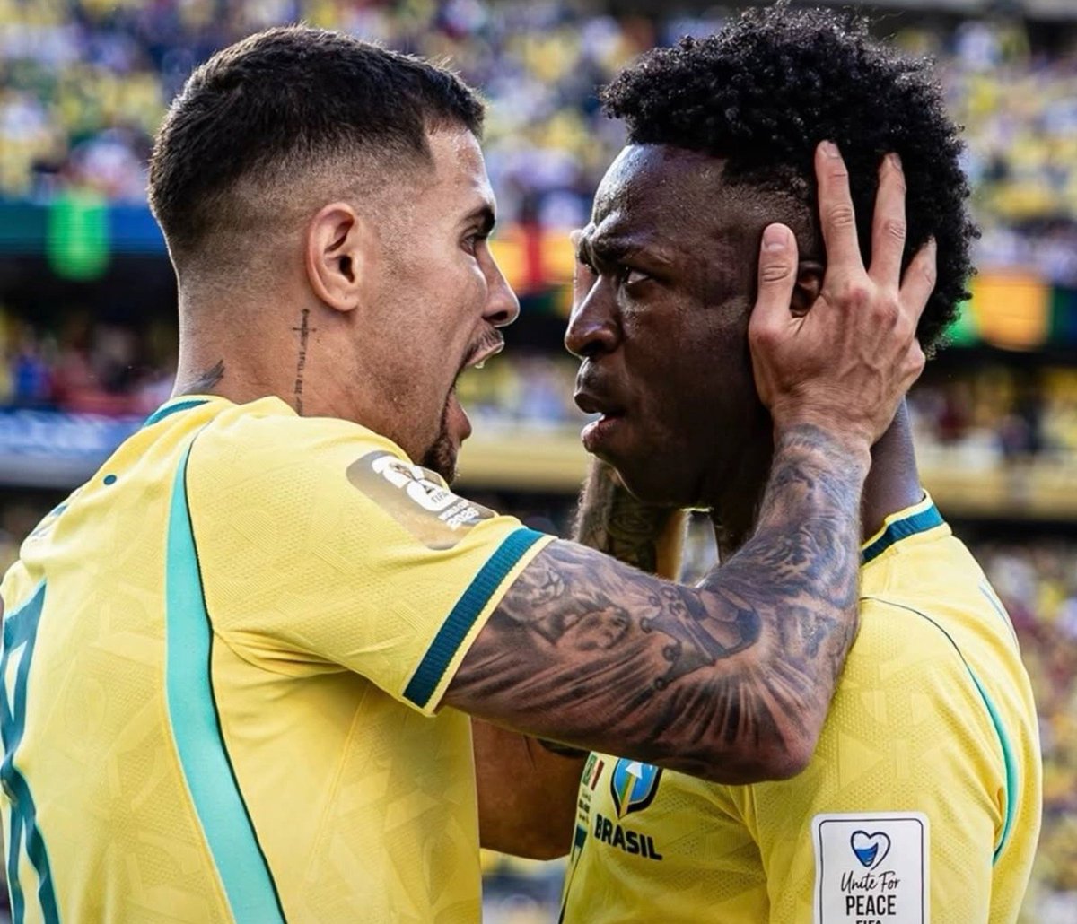 UPYOURARSENAL04's tweet photo. 🇧🇷Bruno Guimaraes joining Arsenal will only make Vinicius Jr more excited about us🥹 https://t.co/vNszSDrWRv