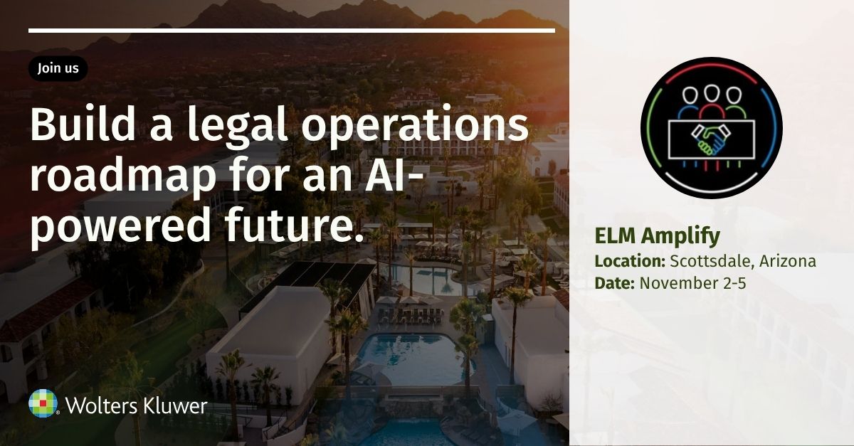 wkelmsolutions's tweet photo. How should legal departments evaluate AI? Measure its value? Govern its use? We'll tackle these questions and more at Amplify 2026. 

Register now: https://t.co/qpTH6f35n9

#legal #legalops #legaltech #ELMAmplify2026 https://t.co/zzvmtvUiPi
