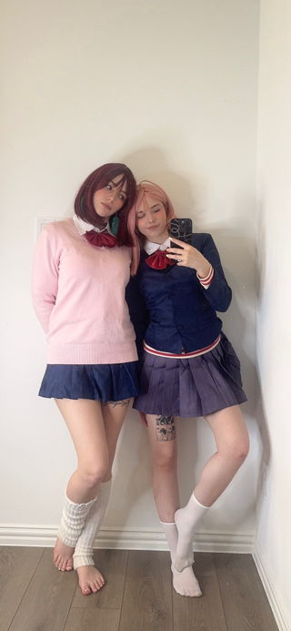 222gencosplays's tweet photo. aira and momo https://t.co/waOHB9ZUIN