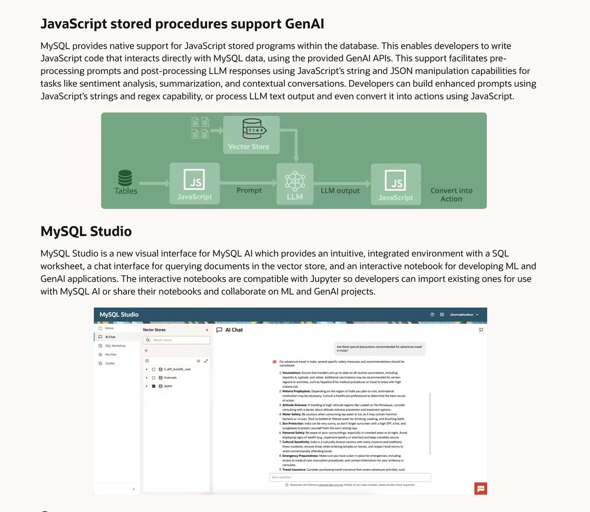 gp_pulipaka's tweet photo. Announcing MySQL AI! #BigData #Analytics #DataScience #AI #MachineLearning #IoT #IIoT #PyTorch #Python #RStats #TensorFlow #NLProc #LLM #Java #JavaScript #ReactJS #GoLang #CloudComputing #Serverless #DataScientist #Linux #Programming #Coding #100DaysofCode
https://t.co/OwkZpSJ77u