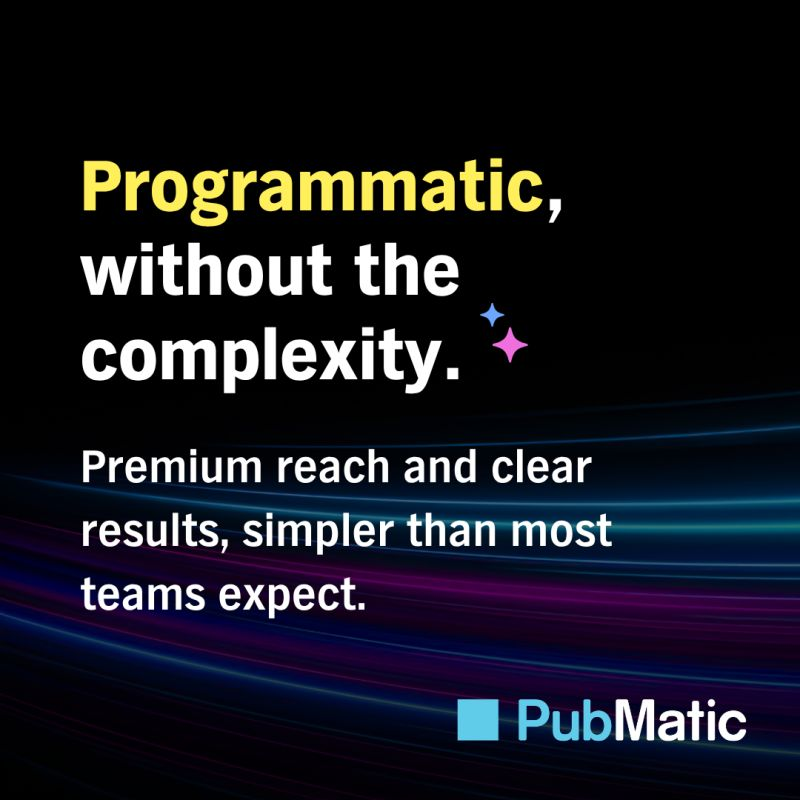 PubMatic's tweet photo. Premium reach and clear results are closer than most teams realize. PubMatic makes getting started with programmatic simple from day one. Connect with us to see what it looks like. https://t.co/TmwOQTpcOW
#Advertising #AdTech #Programmatic https://t.co/HHmD4l08Ay