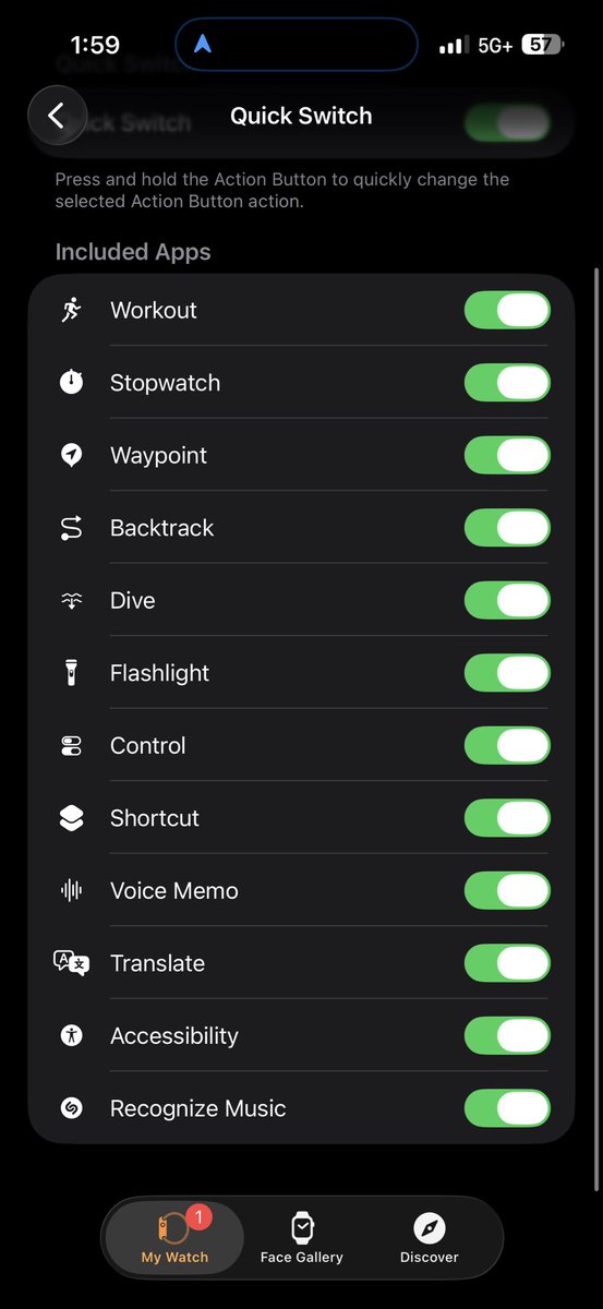 marr_boi's tweet photo. @Apple not being able to quick switch to the walkie talkie app is a Huge blunder. Could’ve had something special with these watches. https://t.co/rNJEGa58VV
