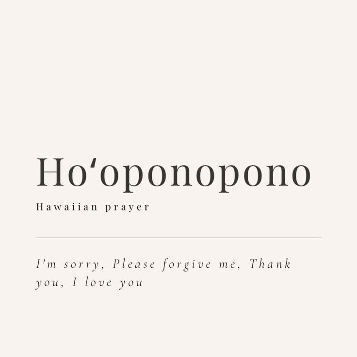 lorddanzel's tweet photo. Ho'oponopono. https://t.co/nkozKj1MO4