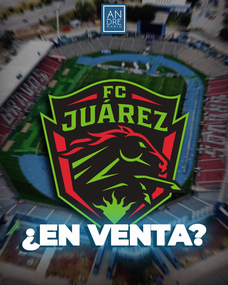 andremarinpuig's tweet photo. ¡¿JUÁREZ A LA VENTA?! 🚨🐴🟢

Desde 'Estadio Deportes' informan que los propietarios de los Bravos de Juárez estarían analizando seriamente vender la franquicia este 2026.

La decisión estaría respaldada por motivos económicos: el equipo genera una baja audiencia, la asistencia al Estadio Olímpico Benito Juárez es escasa y han realizado una gran inversión para armar un cuerpo técnico y plantilla que siguen sin dar resultados deportivos.

Con el ascenso deportivo totalmente desaparecido en nuestro país, esta podría ser la única opción de franquicias como Atlético Morelia, Mineros de Zacatecas, Dorados, La Paz o Cancún de obtener su lugar en Primera División.