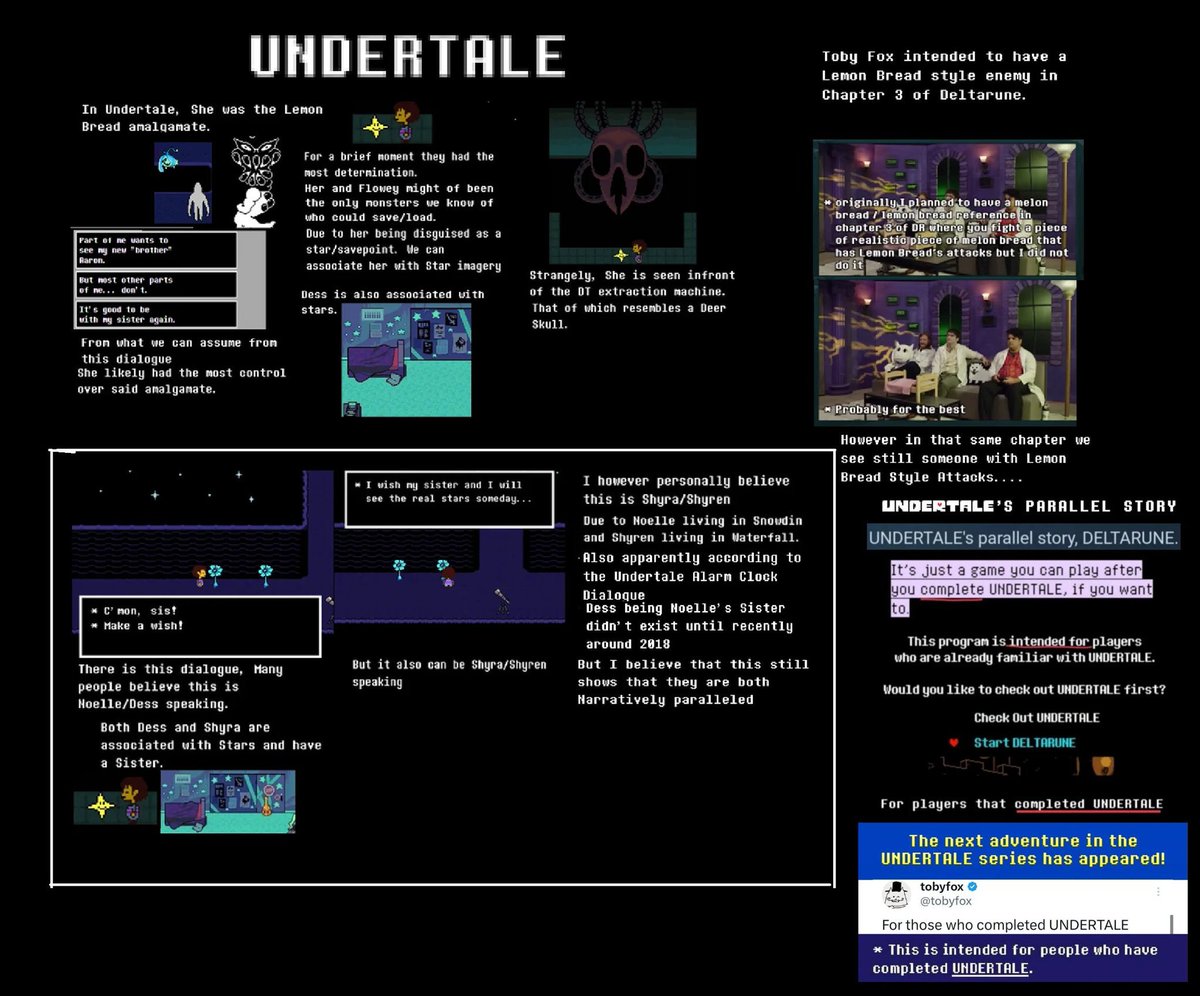 Sheep4123's tweet photo. @GraySunner My own personal  theory which is "Shyra Knight" basically she's a dead Deltarune character only relevant in Undertale that I have had an unhealthy obsession with making her Knight for some reason. 

its theoryslop insanity https://t.co/19ApGLjpeH