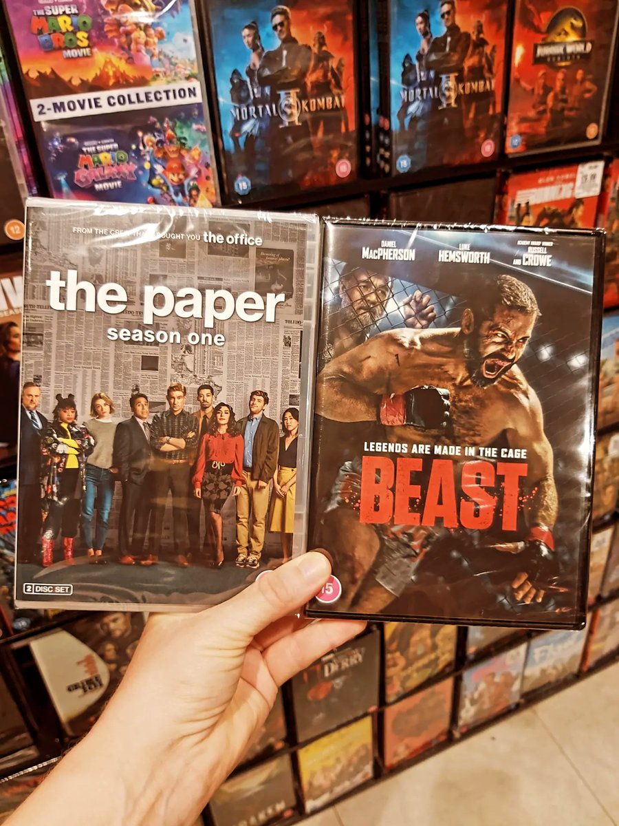 hmvIpswich's tweet photo. New releases out now 
#DevilWearsPrada2 
#ThePaper 
#Beast 
#NewMovieMonday https://t.co/49vEgZHfzG
