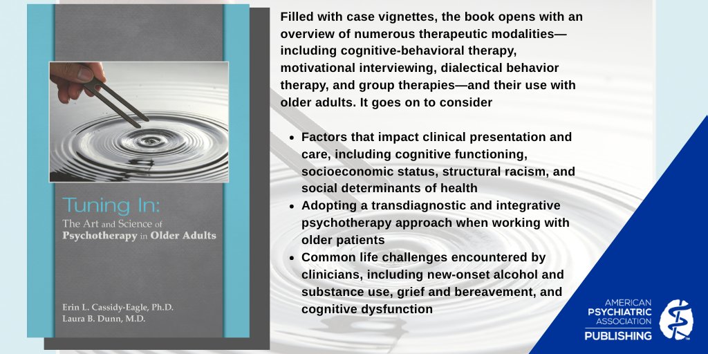APA_Publishing's tweet photo. Without discounting the value of evidence-based treatments for specific pathologies, this book emphasizes the importance of advanced clinical interviewing skills for truly understanding patients' backgrounds, concerns, and goals for treatment. https://t.co/GKdbTRlG3Y https://t.co/5FcVVfg6UP