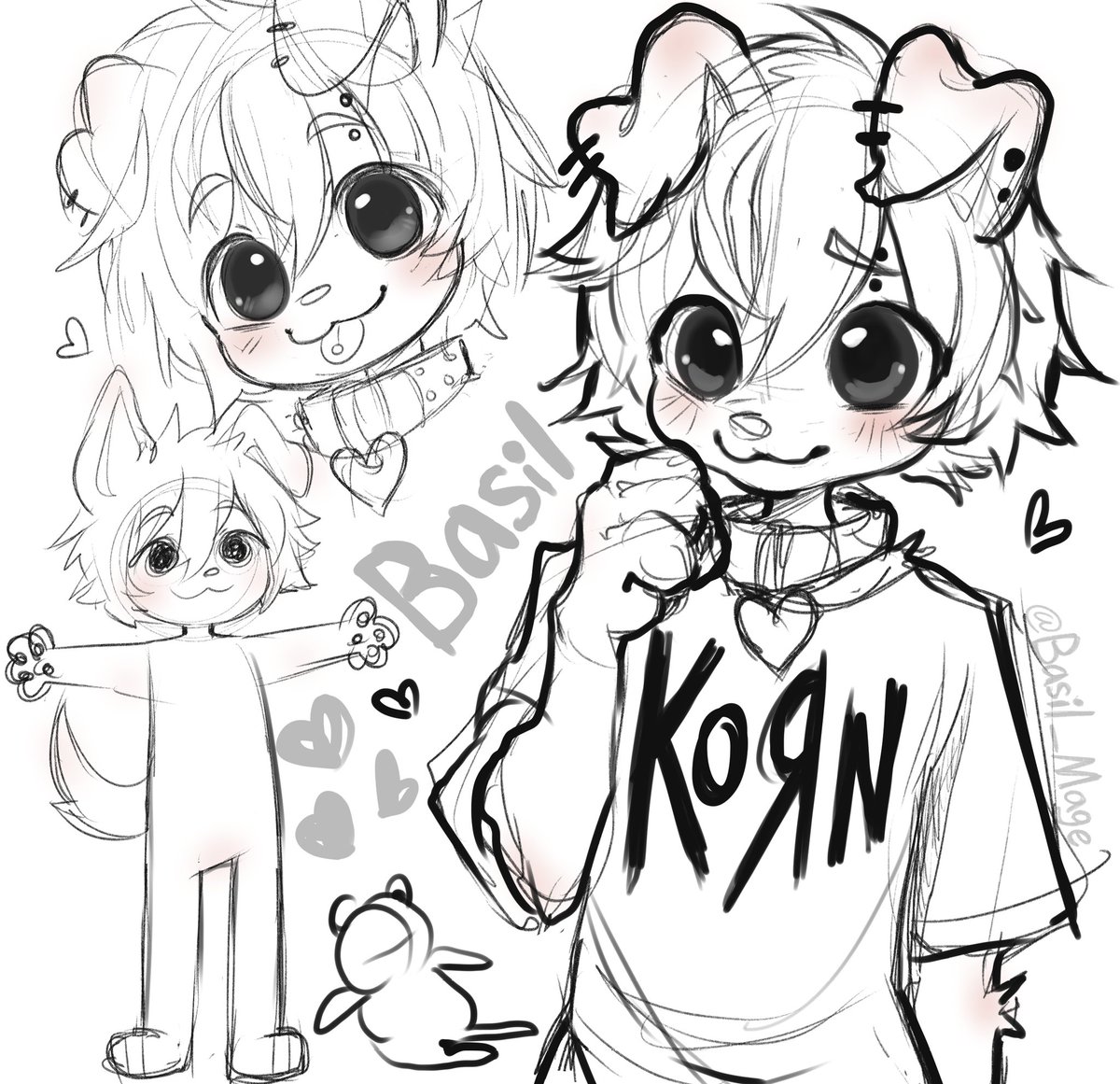 Basil_Mage's tweet photo. Puppy WIP https://t.co/4quZEOK7OD