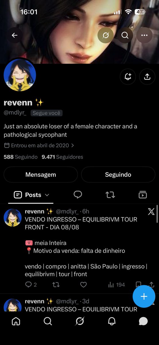 AugCabello's tweet photo. Agora que já consegui comprar meu ingresso do equilibrium da anitta, vou expor todas as contas fake que tentaram me dar golpe, se tiverem mais alguma coloca nos comentários 
Toma cuidado galera

Anitta | compra | vendo | Equilibrium | lanitta | ingresse | ingresso | compro  | https://t.co/nqTX0MniEn