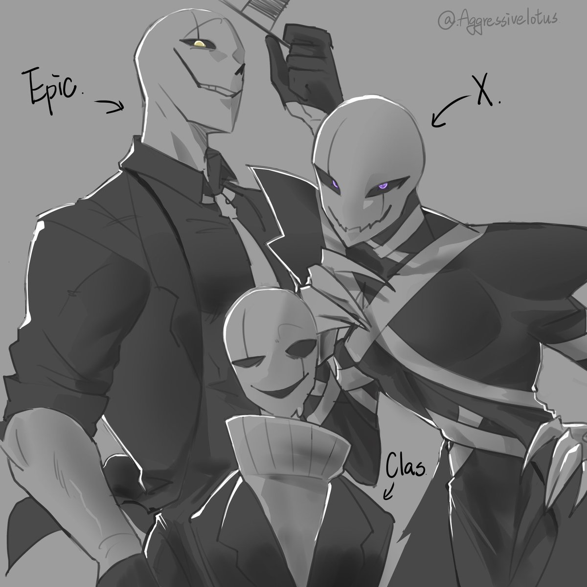 aggressivelotus's tweet photo. utau fandom be like this 
and I love it.
#xgaster #gaster #epicgaster https://t.co/hwoDUBdGvj