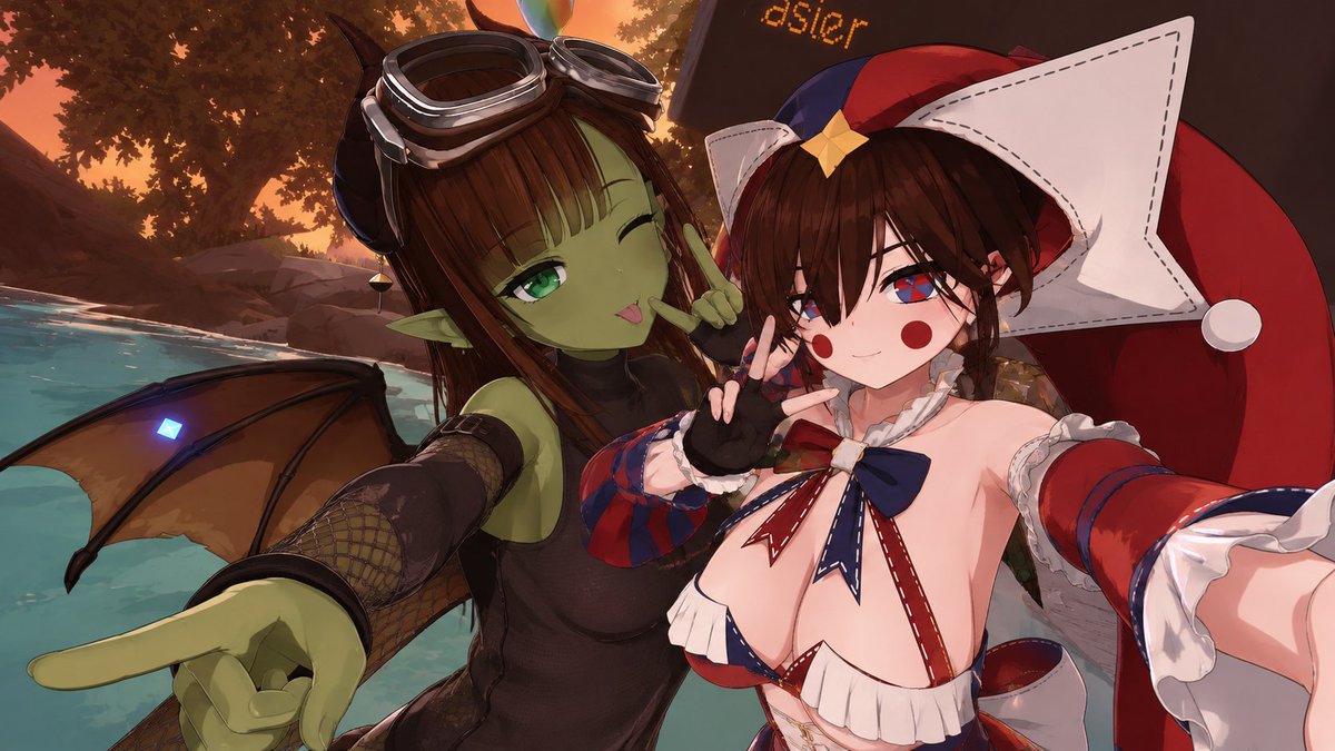Rio_GobAyaVT's tweet photo. Cute picture make by @cassandrap77054 

For me and @Six724_ :3 https://t.co/6HfL2EKiGz