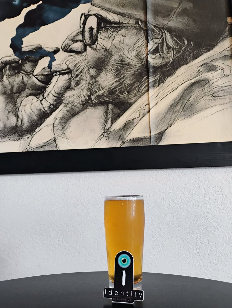 BeerSnobSean's tweet photo. My 1st visit to Identity Brewing in Traverse City, Michigan. A warm day, my choice of hoppy lager was appropriate. A cozy taproom with food &amp; a nice shaded #Biergarten. $7.50 16oz pour &amp; $3 sticker. #MiBeer @thestation310 @Witchshatbrew @colin_thomas @blofmitten @localbeerhunter https://t.co/lz1YbBbcIJ