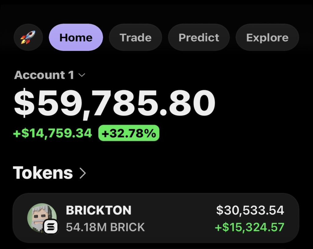 Steven_Shaw__'s tweet photo. 🚀 $BRICK is absolutely printing profits! 🏆📊

Members of my Alpha Telegram group are already riding this move and locking in the same gains through copy trading.

CA: "8Byg9wi43TNzgJpYta6UXxPz3LPe8v6ZwvmWWoWQpump" https://t.co/1CUY0rQ5R4