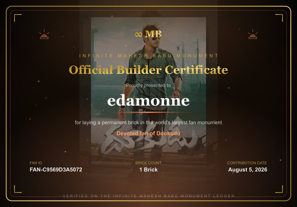 edaMonne's tweet photo. Jai babuuuuu!!!!!!!
#MaheshBabu𓃵
#MonumentForSSMB https://t.co/pn0v92Dpzh