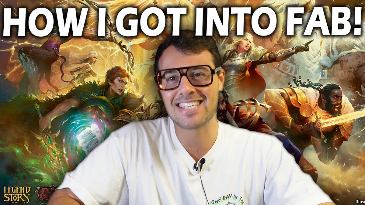 Mengu09's tweet photo. Today I’m starting a monthly series documenting my journey into @fabtcg! A 10/15 minute video where I’ll share the reasons why I fell in love with this game, how I’m improving, and everything I’m learning along the way. I hope you’ll join me on the journey! #fabtcg https://t.co/op03SEsd5x