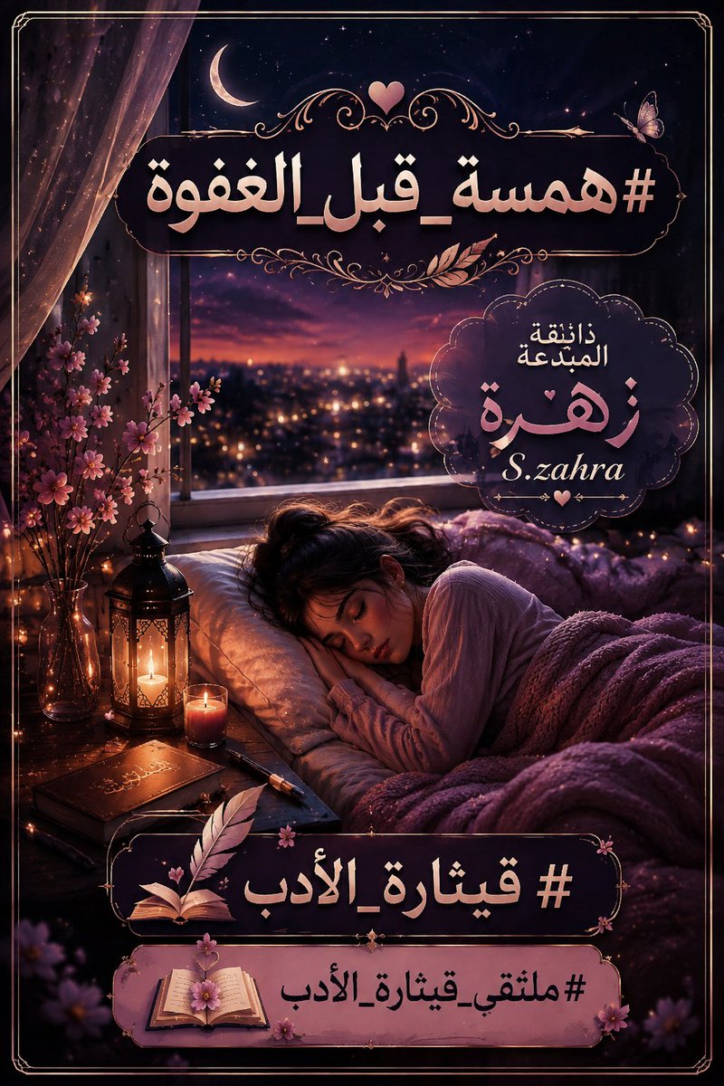 2zad101010's tweet photo. @malwsymy8 #همسة_قبل_الغفوة 
عندما يسدل الليل ستاره
لا تخف من عتمته
ففي قلب كل ليل
فجر يتأهب ليولد من جديد 
أغمض عينيك
واترك أمنياتك بين يدي الله
فما ضاع دعاء خرج من قلب صادق
ولا خاب رجاء أحسن الظن بربه
#قيثارة_الأدب https://t.co/TPlpkyqMIW
