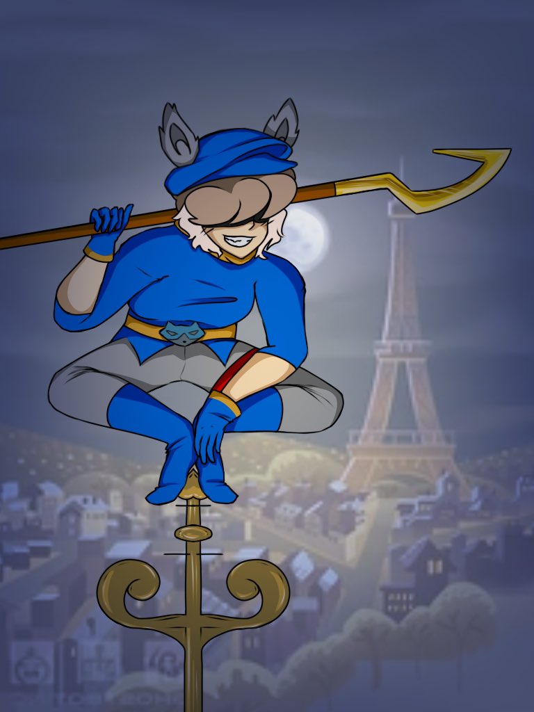 Meeblz96's tweet photo. 30 Day OC Challenge w/ @tokkiroze_ 
Day 5: As your Favorite Game Character 

Elizabeth as Sly Cooper
•••••••••••••••••••••

OC for Kelmore City by @tokkiroze_ https://t.co/NJ1S2GrNkY