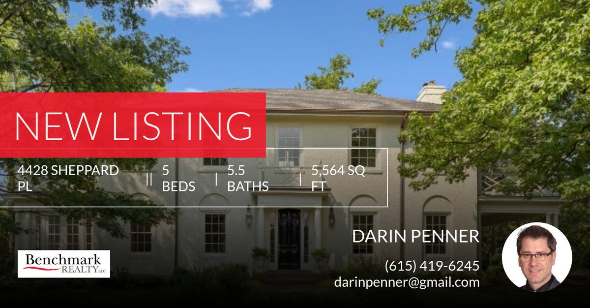 DarinPenner's tweet photo. 📍 New Listing 📍 Take a look at this fantastic new property that just hit the market located at 4428 Sheppard Pl in Nashville. Reach out here or at (615) 419-6245 for more information!

Listed by Nicole Bird https://t.co/cKu3hUSV7k https://t.co/uNCwW85Hpj