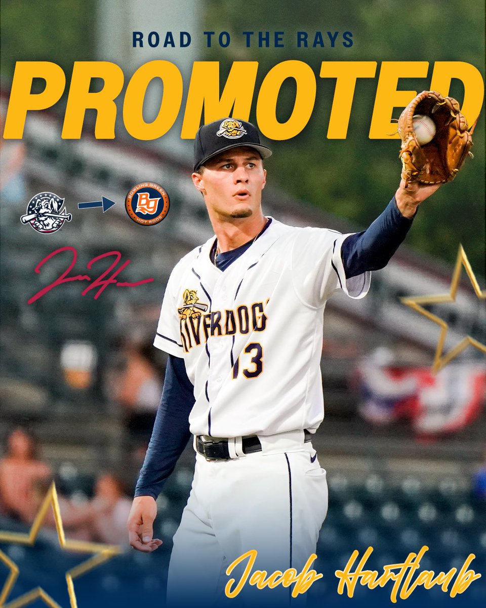 ChasRiverDogs's tweet photo. Moving on up! ⬆️

Congratulations to Brendan Summerhill, Dominic Fritton and Jacob Hartlaub on their promotions to High-A Bowling Green. https://t.co/3yqcbeOGRd
