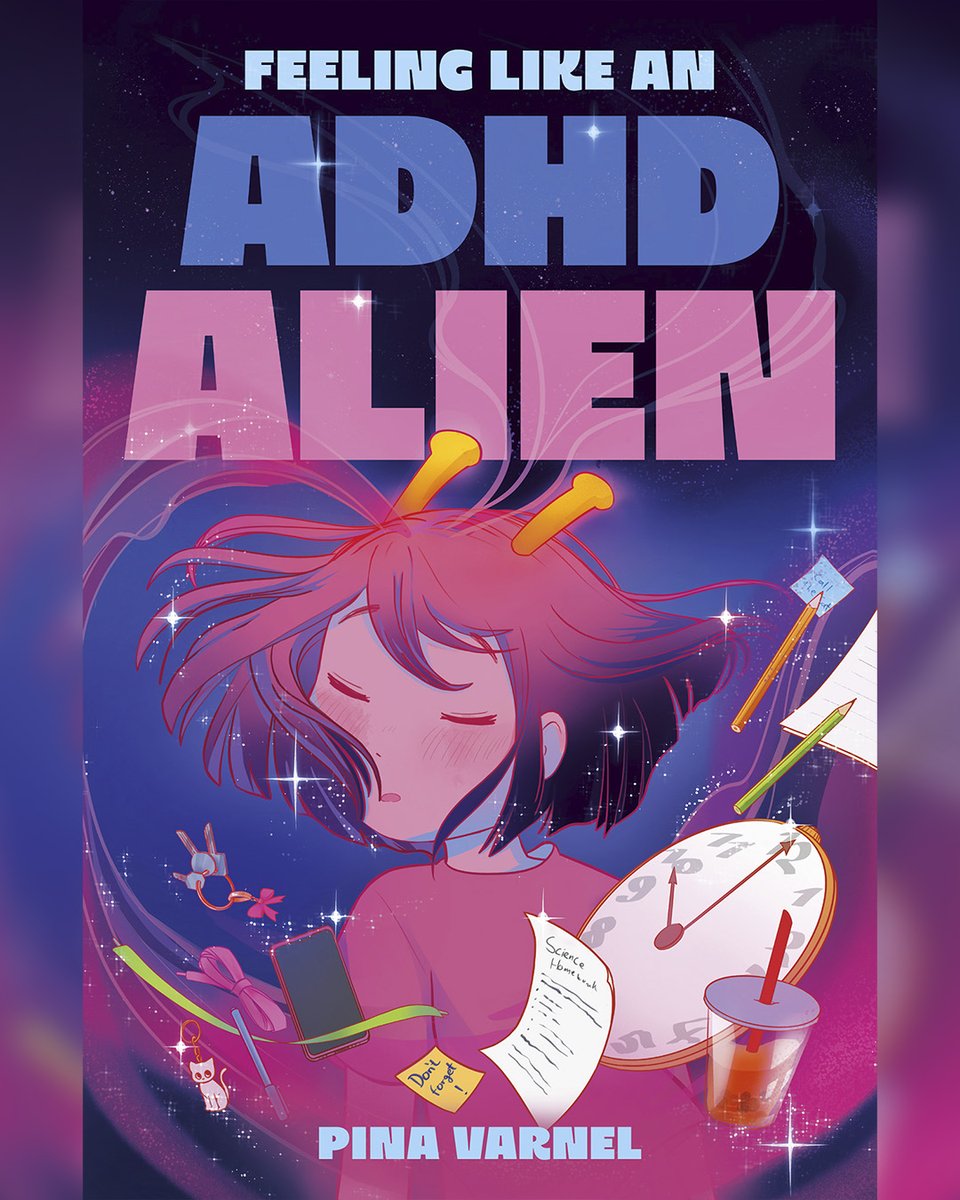 ADHD_Alien's tweet photo. 42 days to go!!! So happy with how the cover turned out, posting a making-of soon! https://t.co/AsZ2D7kCIo