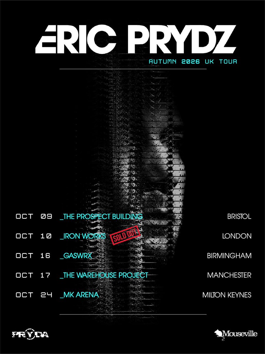ericprydz's tweet photo. Looking forward to coming back to the UK…

Sign-up for presale https://t.co/xgrYt0qsAY https://t.co/z6MNyjTCGM
